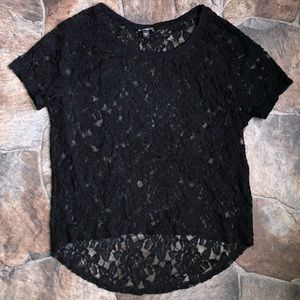 Hi-low lace top🤩🤩